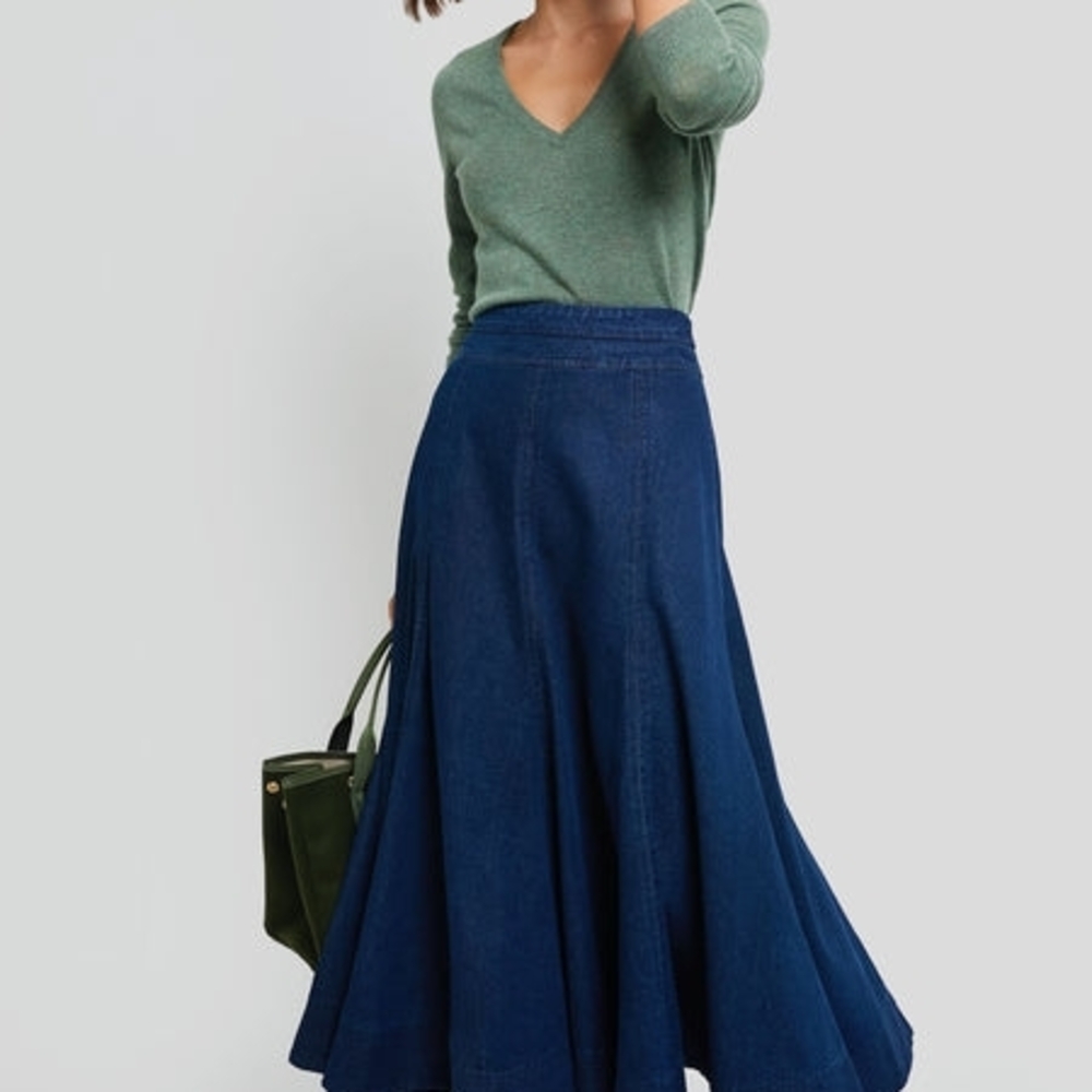 Tuckernuck Brynn Denim Maxi Skirt